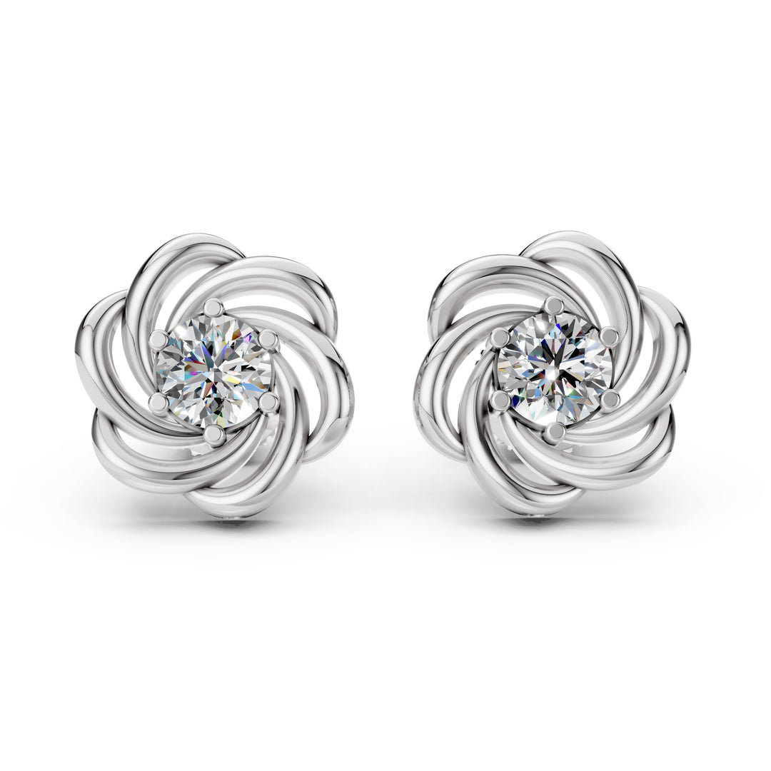 Celestia Bloom Diamond Studs