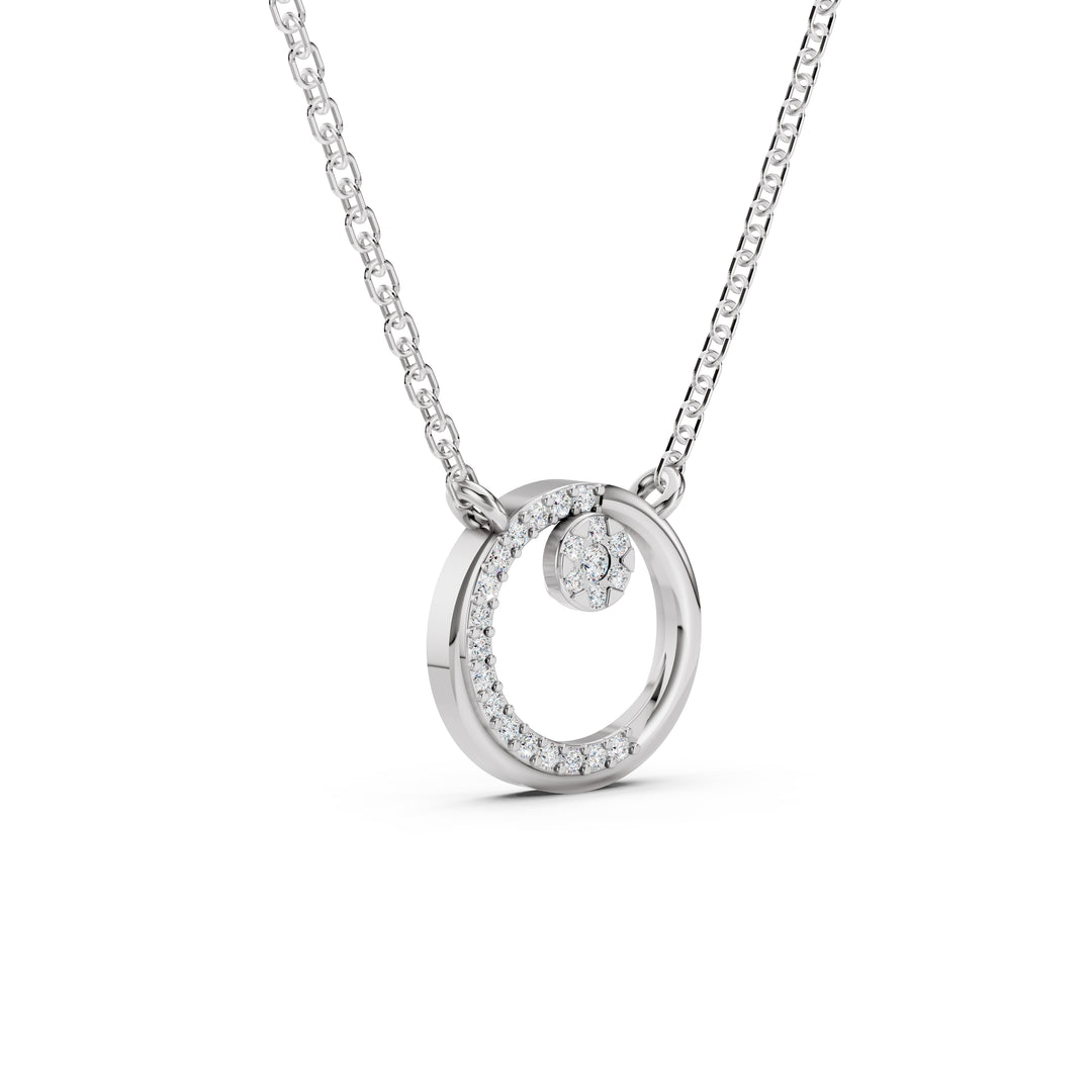 The Eclipse Halo Pendant-With chain