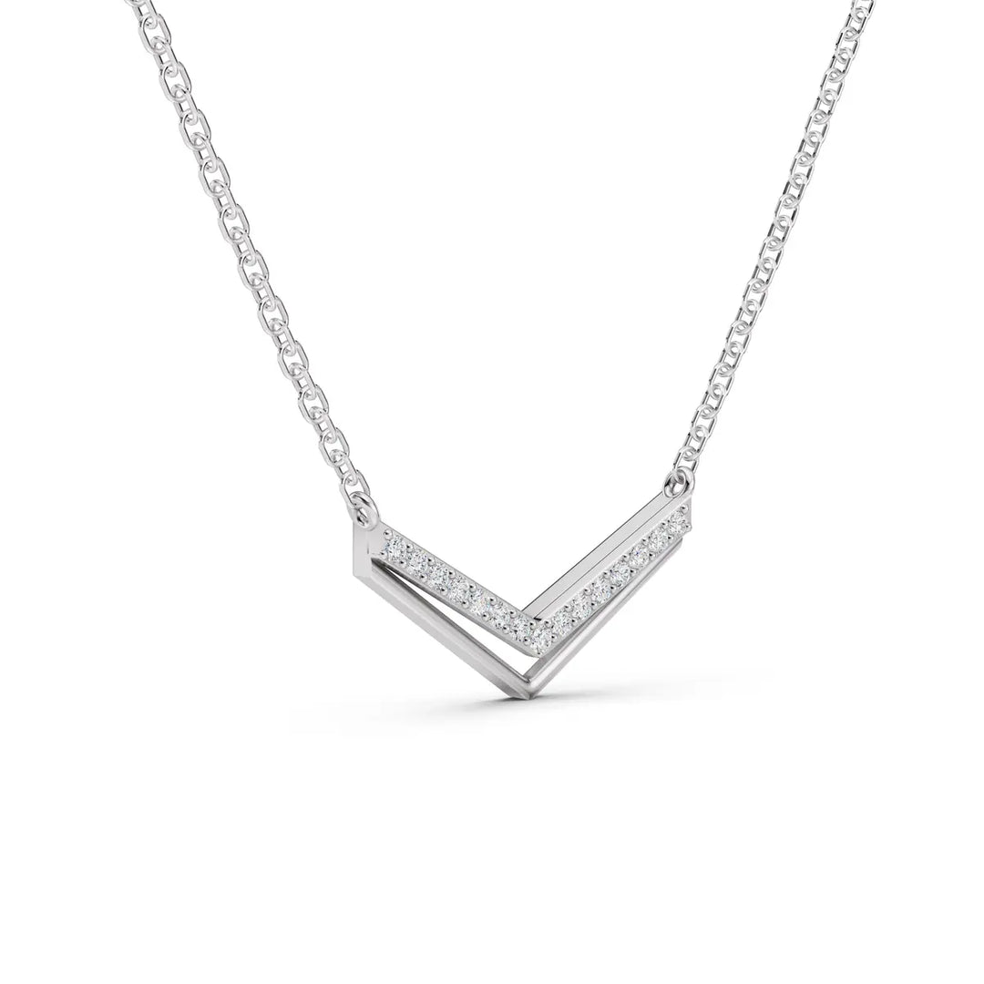Viora V-Pendant-With chain