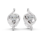 Load image into Gallery viewer, Twilight Curl Diamond Earrings
