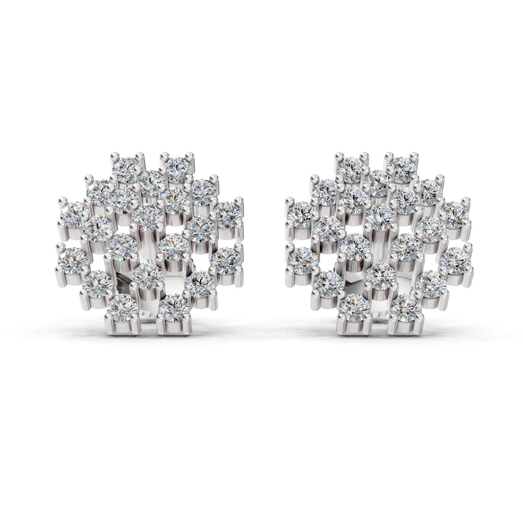 Multi Hexagonal Earring