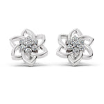 Load image into Gallery viewer, Aarvi Floral Diamond Studs
