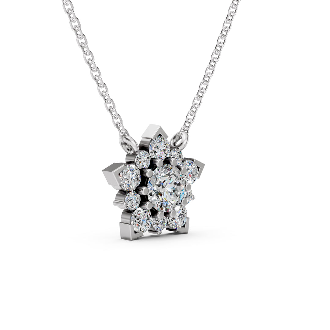 Celestia Bloom Pendant-With chain