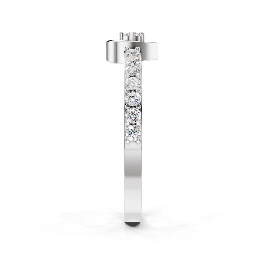 Hearts Embrace Diamond Ring