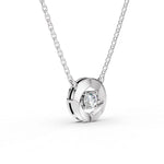 Load image into Gallery viewer, Starlit Orbit Solitaire Charm-With chain
