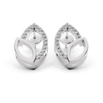 Load image into Gallery viewer, Lustra Dual Leaf Diamond Studs

