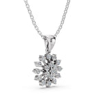 Load image into Gallery viewer, Snowfall Spark Pendant-With chain
