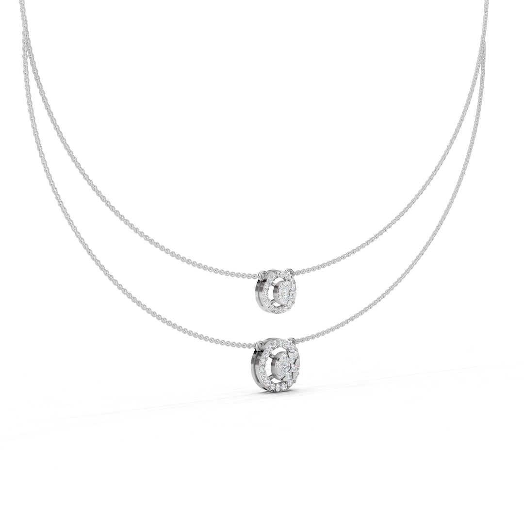 The Gemini Glow Necklace-With chain