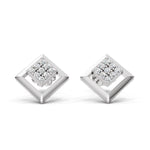 Load image into Gallery viewer, Aurora Square Diamond Studs
