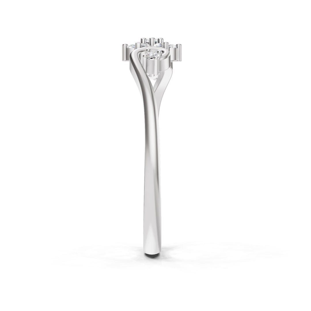Twinkle Bloom Diamond Ring