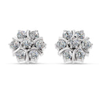 Load image into Gallery viewer, Blossam Radiant Diamond Studs
