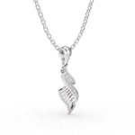 Load image into Gallery viewer, Aurora Wave Pendant-With chain
