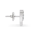 Load image into Gallery viewer, Diamond Chevron Spark Earrings
