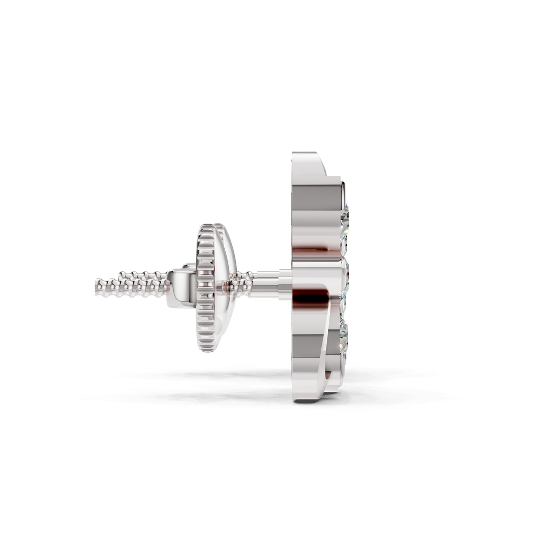 Blossam Petal Diamond Earrings