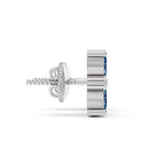 Load image into Gallery viewer, Royal Bloom Sapphire Studs
