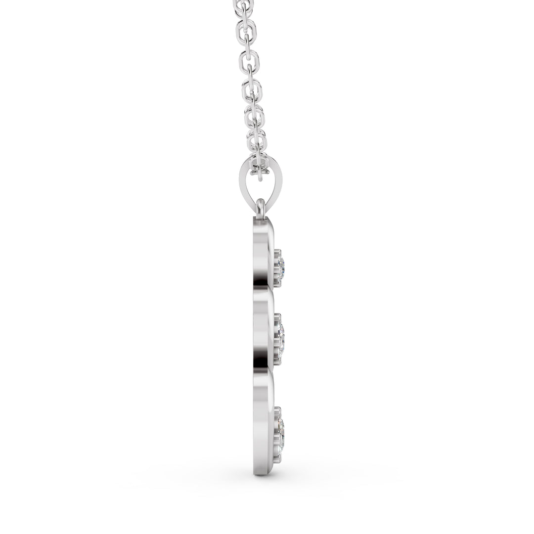 The Trinity Heartfall Pendant-With chain