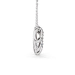 Load image into Gallery viewer, Diamond Script Curve-With chain
