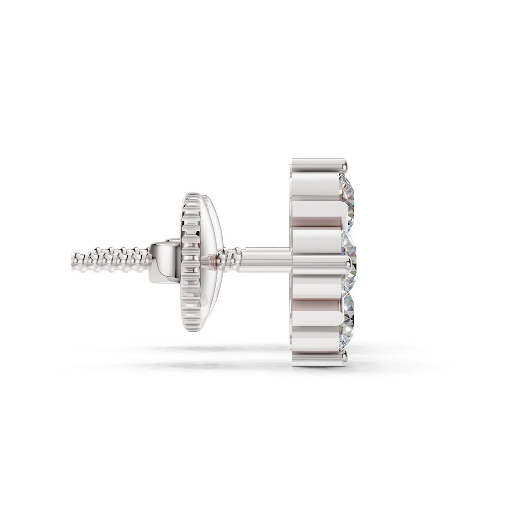 Cross Diamond Earrings