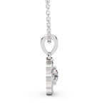 Load image into Gallery viewer, Celestia Bloom Diamond Pendant-With chain
