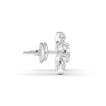 Load image into Gallery viewer, Fleur Halo Diamond Earrings
