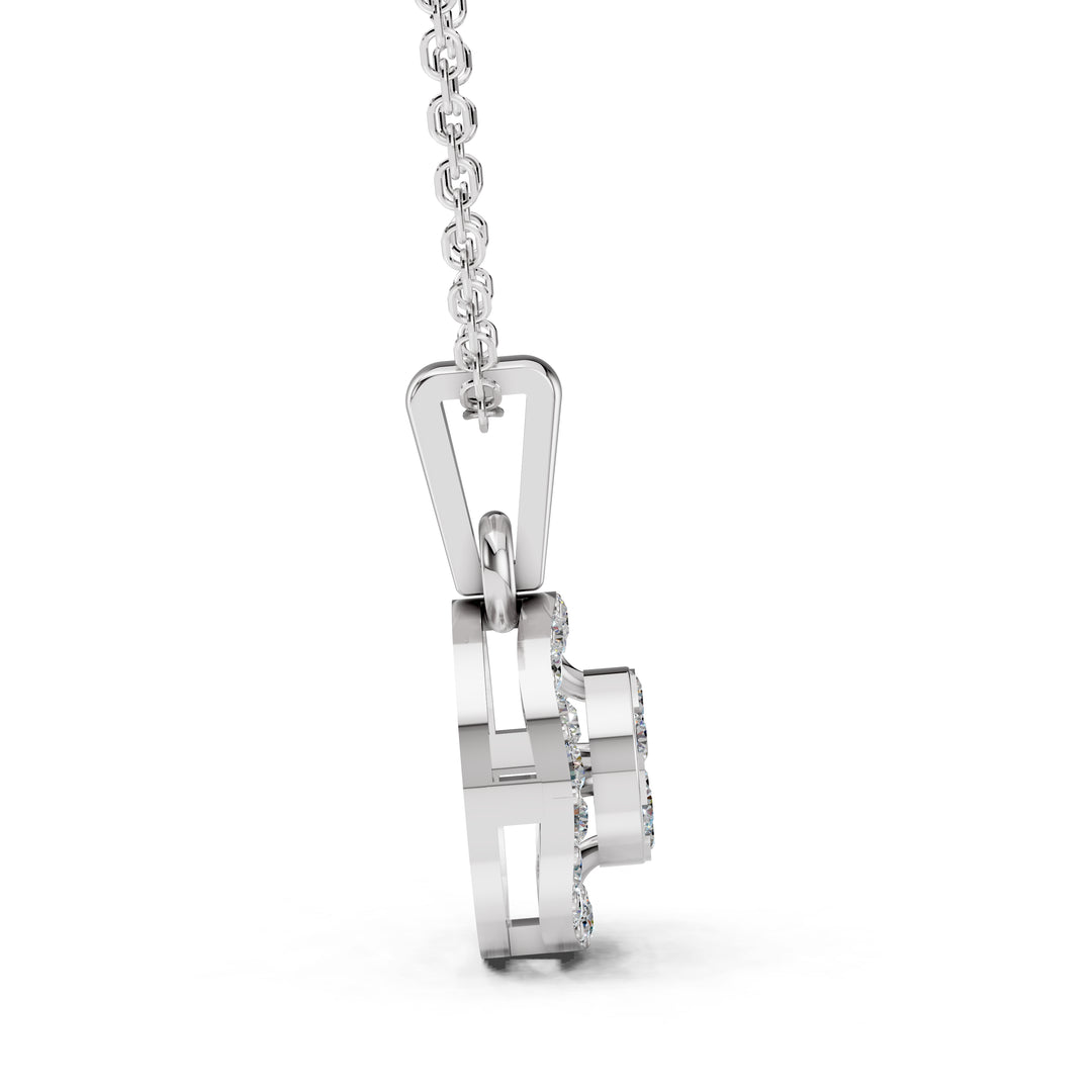 The Clestia Bloom Pendant-With chain
