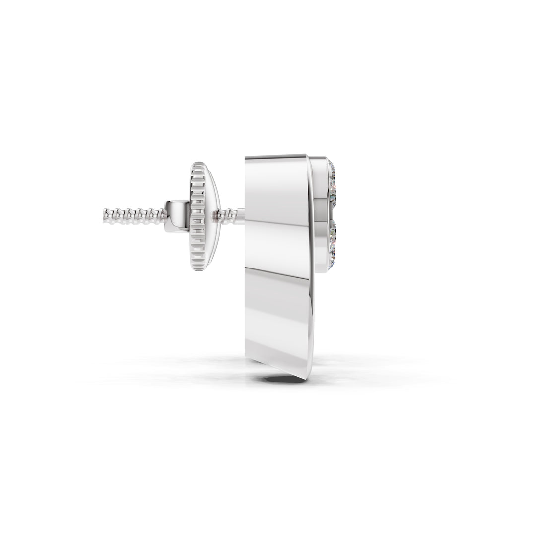 Radiant Halo Diamond Studs