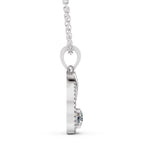 Load image into Gallery viewer, Tear of Grace Diamond Pendant-With chain
