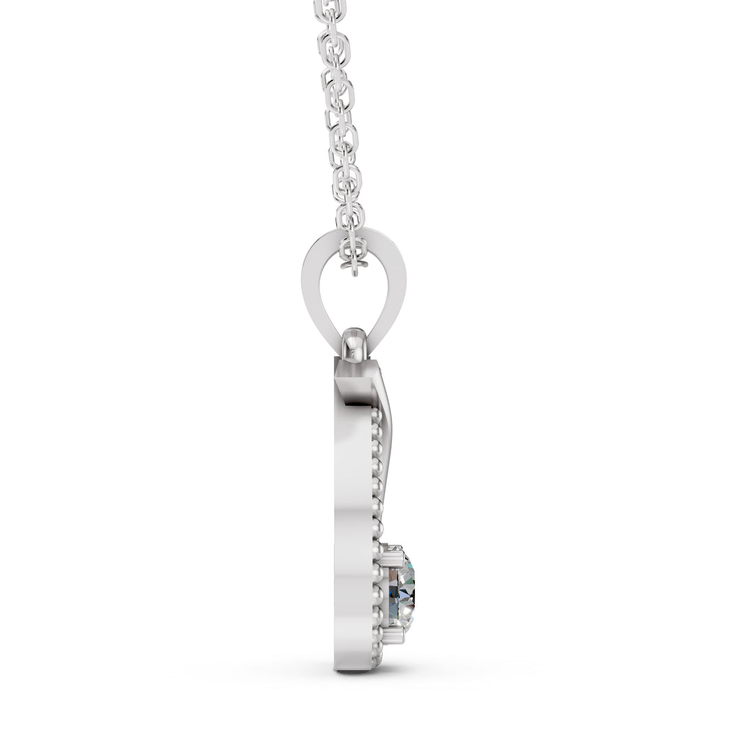 Tear of Grace Diamond Pendant-With chain