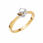 Load image into Gallery viewer, Floral Embrace Ring - 18Kt Gold Vermeil
