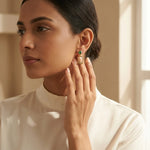 Load image into Gallery viewer, The Aura Link Drop Earring-18Kt Gold Vermeil