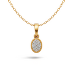 Load image into Gallery viewer, Stardust Swirl Pendant - 18Kt Gold vermeil
