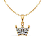 Load image into Gallery viewer, Queen&#39;s Pendant - 18Kt Gold vermeil
