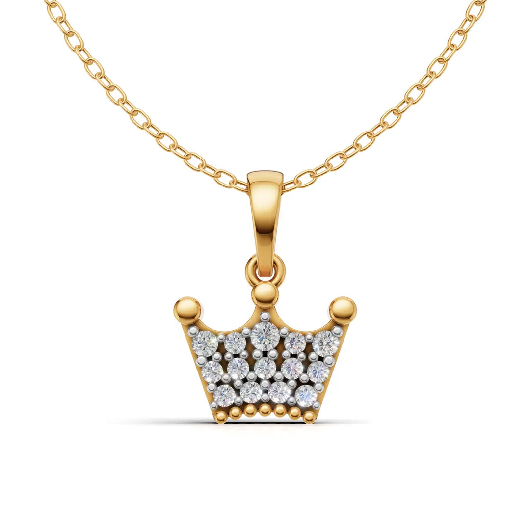 Queen's Pendant - 18Kt Gold vermeil