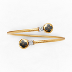 Load image into Gallery viewer, Duo Petal Pop Bracelet - 18Kt Gold vermeil
