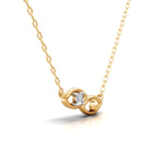 Load image into Gallery viewer, Evil Eye Diamond Pendant - 18kt Gold vermeil
