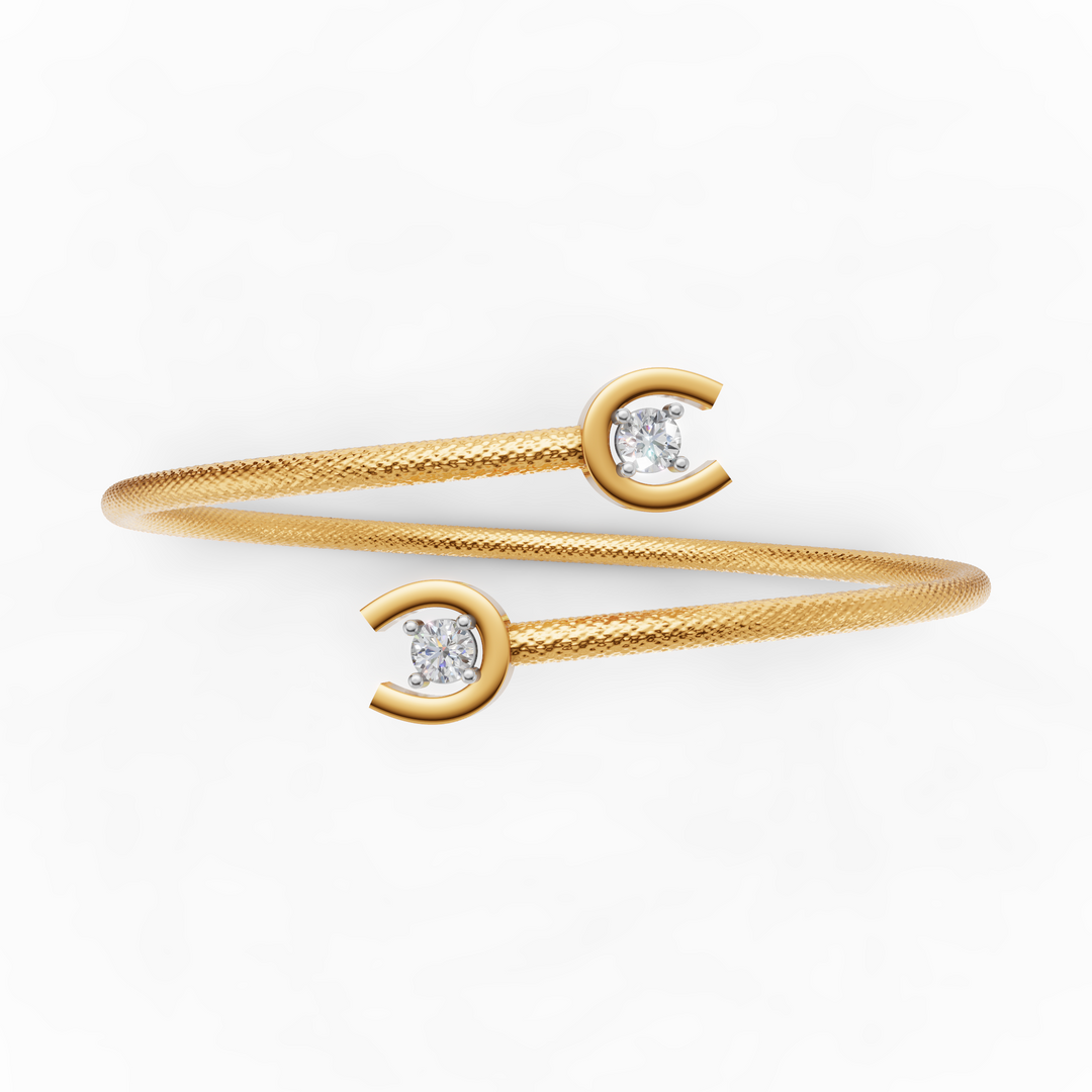 Infinity Bond Bracelet - 18Kt Gold vermeil