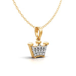 Load image into Gallery viewer, Queen&#39;s Pendant - 18Kt Gold vermeil
