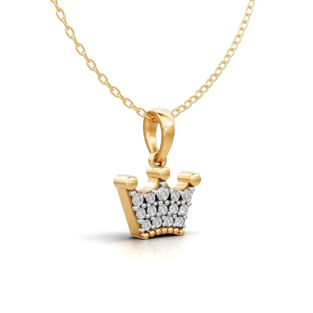 Queen's Pendant - 18Kt Gold vermeil