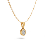 Load image into Gallery viewer, Stardust Swirl Pendant - 18Kt Gold vermeil
