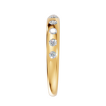 Load image into Gallery viewer, Pebble Diamond Ring - 18Kt Gold Vermeil
