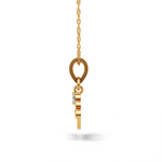 Load image into Gallery viewer, Princess Crown Pendant - 18Kt Gold vermeil
