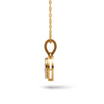 Load image into Gallery viewer, Diamond Flooded Heart Pendant - 18Kt Gold vermeil
