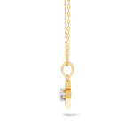 Load image into Gallery viewer, Open Star Diamond Pendant - 18Kt Gold vermeil
