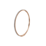 Load image into Gallery viewer, Tennis Bangle Bracelet - 18Kt Gold Vermeil &amp; Rose Gold Vermeil
