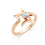 Load image into Gallery viewer, Wish Upon A Star Ring - 18Kt Rose Gold vermeil
