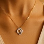 Load image into Gallery viewer, The &quot;Petal Luxe&quot; Necklace-18Kt Gold vermeil
