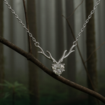 Load image into Gallery viewer, reindeer Heart pendant-with chain
