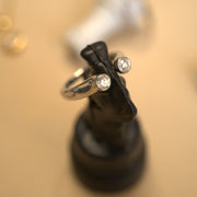 Close-up of a ring with a blurred background