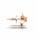 Load image into Gallery viewer, Sun Star Earring - 18Kt Rose Gold vermeil
