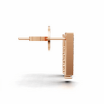 Load image into Gallery viewer, The &quot;Blush Drop&quot; Earrings-18Kt Rose Gold vermeil
